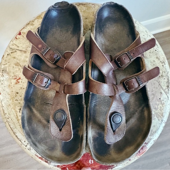 Birkenstock Sparta Thong Leather Sandals - Picture 3 of 10